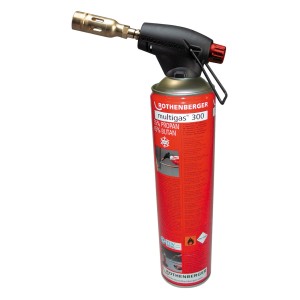 Chalumeau Rothenberger RoFire 1800 avec cartouche de gaz pour brasage fort et tendre.