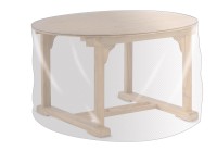 BWO Schutzhülle Transparent Ø 125 cm / Höhe 75 cm