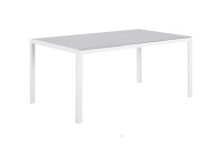 Beliani Gartentisch Catania Glas Grau 160 x 90 cm Beliani Gartentisch Catania Glas Grau 160 x 90 cm