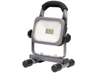 Steffen LED-Akku-Strahler Worklight Grau 15 W mit Traggriff und Standfuss