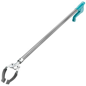Pinza prensile Technocraft, 90 cm, con impugnatura ergonomica e pinze in gomma per una presa sicura dei rifiuti.