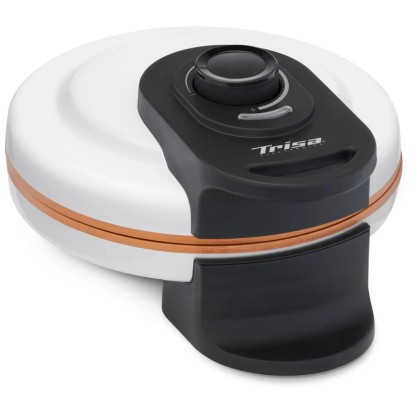 Trisa Waffeleisen Retro Waffles Weiss