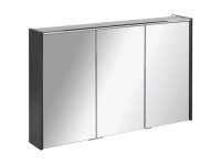 Fackelmann Spiegelschrank Denver Anthrazit Breite 110 cm