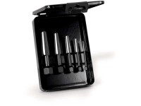 Rennsteig Schrauben-Ausdrehersatz zweischneidig in Metallkassette 5-tlg.