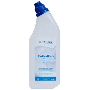 RestClean gel anticalcare, flacone da 750ml per rimuovere il calcare in bagno e cucina.