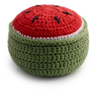 Prym Nadelkissen Melone all'uncinetto: Accessorio da cucito decorativo a forma di melone per aghi e come peso.