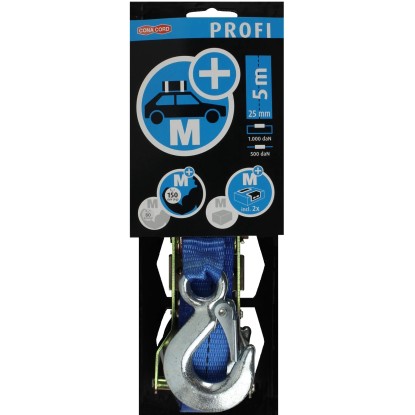 Zurrgurt Blau 25 mm / Länge 5 m