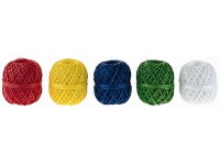 Schmuckfaden Farbig sortiert Ø 1,5 / Länge 40 m / 1 Stk.