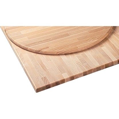 OBI Tischplatte Buche Ø 60 cm / Stärke 28 mm