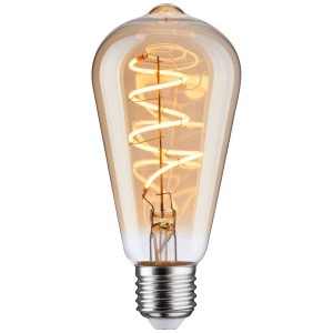 Lampadina LED Paulmann a pistone oro E27, 4,8W. Lampadina vintage con luce bianca calda.