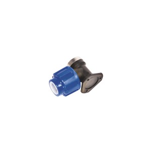 Raccord mural LUX-TOOLS pour tubes PE, 25 mm x 24,1 mm (Rp 3/4), système eau froide.