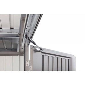 Kit retrofit molla a gas Biohort per casetta da giardino Europa, per apertura comoda della porta.