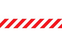 Sticker Warnstreifen reflektierend 86 x 580 mm