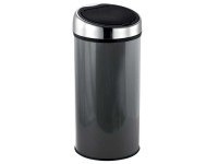 MSV Abfalleimer mit Touch-System rund PP und Edelstahl Grau 30 l MSV Abfalleimer mit Touch-System rund PP und Edelstahl Grau 30 l