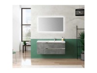 Waschtisch Mineralmarmor rechts Weiss (HxBxT) 13,5 x 120 x 46 cm