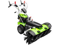 Zipper Kehrmaschine ZI-KM1000 mit Staubbeutel und Schneeschild Zipper Kehrmaschine ZI-KM1000 mit Staubbeutel und Schneeschild