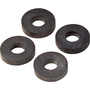 Set di 4 guarnizioni a compressione in gomma, 3x8x18 mm, per raccordi a tenuta stagna.