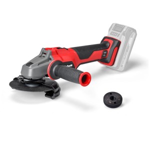 Meuleuse d'angle sans fil Einhell Axxio 18/125 Q avec batterie, chargeur et écrou Quick Fix.