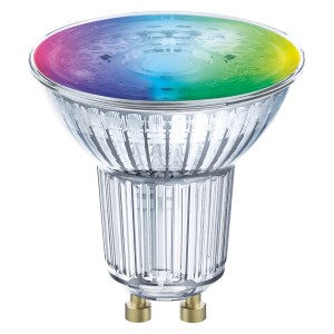 Lampadina Ledvance Smart+ Reflector GU10, RGBW, controllabile via app.