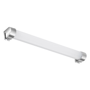 Applique murale LED de salle de bain chromée moderne, 8W, pour armoire de toilette ou montage mural.