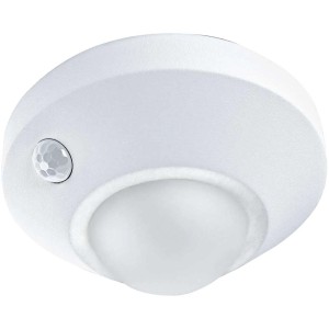 Lampada notturna da soffitto Ledvance LED Nightlux, bianco freddo, con sensore di movimento.