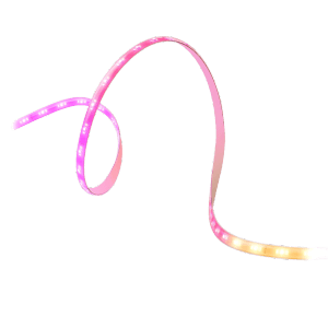Philips Hue Lightstrip Flux 3m avec dégradés de couleurs, blanc chaud à RGB pour un éclairage flexible.