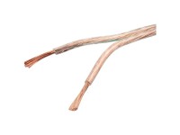 Schwaiger Cavo altoparlanti Trasparente 2 x 2,5 mm² / 25 m
