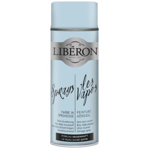 Libéron Sprühfarbe Eisblau seidenmatt, 0,4 l Dose für Effektfarben.