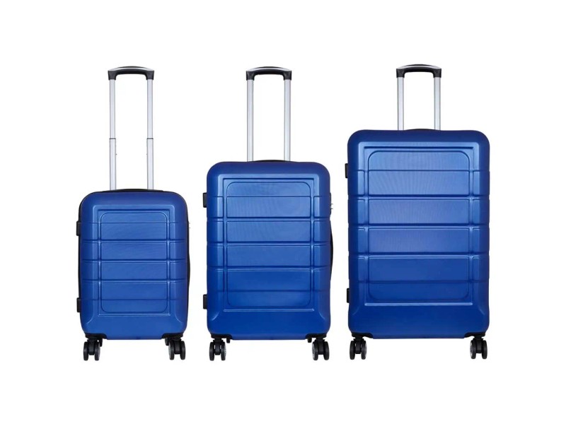 Set di valigie con ruote Como ABS Blu acquista da OBI