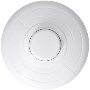 Interrupteur à pied blanc, 1 pôle, pour installation de lampes.