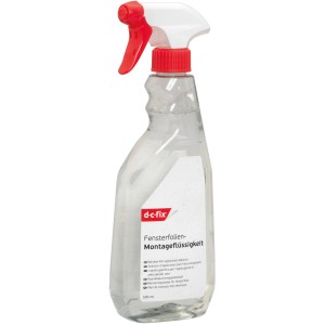 d-c-fix liquido di montaggio, flacone da 500ml con spruzzatore per pellicole adesive.