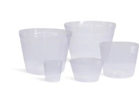 Luwasa Kunststoffeinsatz weich Transparent Ø 15 cm / Höhe 15 cm