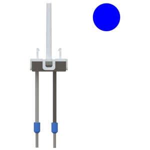 Cartouche lumineuse LED bleue pour interrupteurs/boutons et petites combinaisons, accessoires pour boîtes de dérivation.