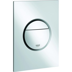 Placca di comando Grohe Nova Cosmopolitan S, cromo opaco, per cassette WC.