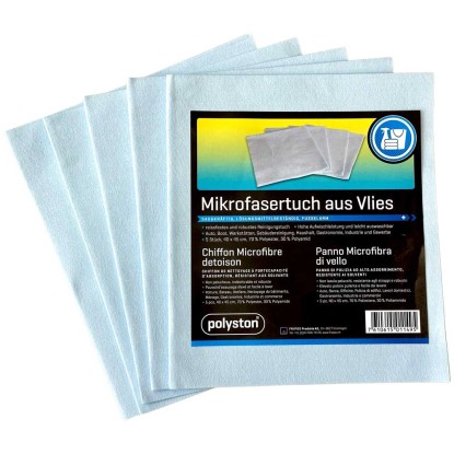 Polyston Mikrofasertuch Vlies 40 x 45 cm / 5 Stk.