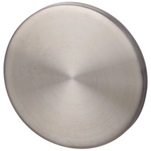 Alpertec Rosetta cieca Simply Stick, acciaio inox, Ø 53 mm, per coprire fori.