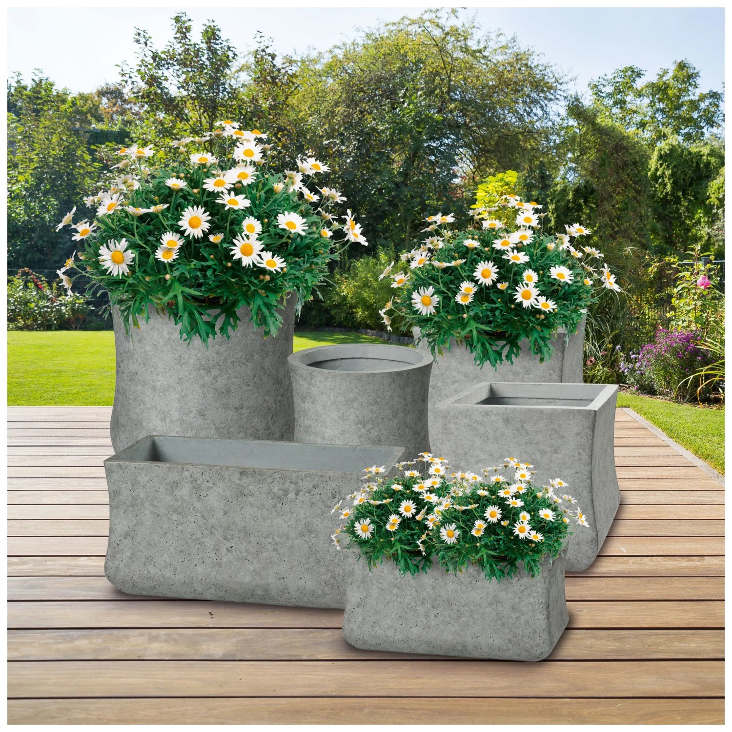 blumenkasten dachterrasse Eckpflanzkasten Cortenstahl CUBY 185 x 115 x 40 x 80 cm