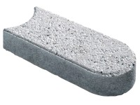 Mähkante Mini Weiss (wassergestrahlt) 24 x 10 x 4,5 cm