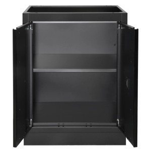 Kraftwerk Werkzeugunterschrank Mobilio 2-türig Schwarz (HxBxT) 91 x 68 x 45,8 cm