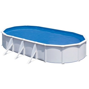 Gre Piscina fuori terra Dream Fidji ovale bianca 120 x 730 x 375 cm