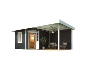 Weka Saunahaus Salo Anthrazit-Weiss Weka Saunahaus Salo Anthrazit-Weiss