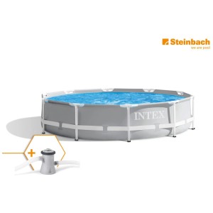 Intex Frame Pool Set Prism Rondo, Ø 305 cm, con pompa filtro.