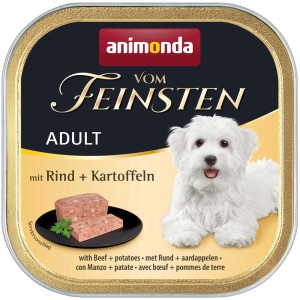 Animonda Vom Feinsten Adult cibo umido per cani con manzo e patate, 22 x 150g.