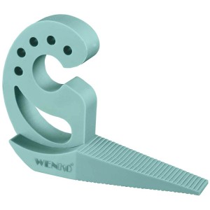 Fermaporta Wenko Multi-STOP® color menta in plastica flessibile, versatile.