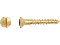 Linsensenkkopf-Holzschraube Schlitz-Antrieb Ø 2,5 x 12 mm / 25 Stk.