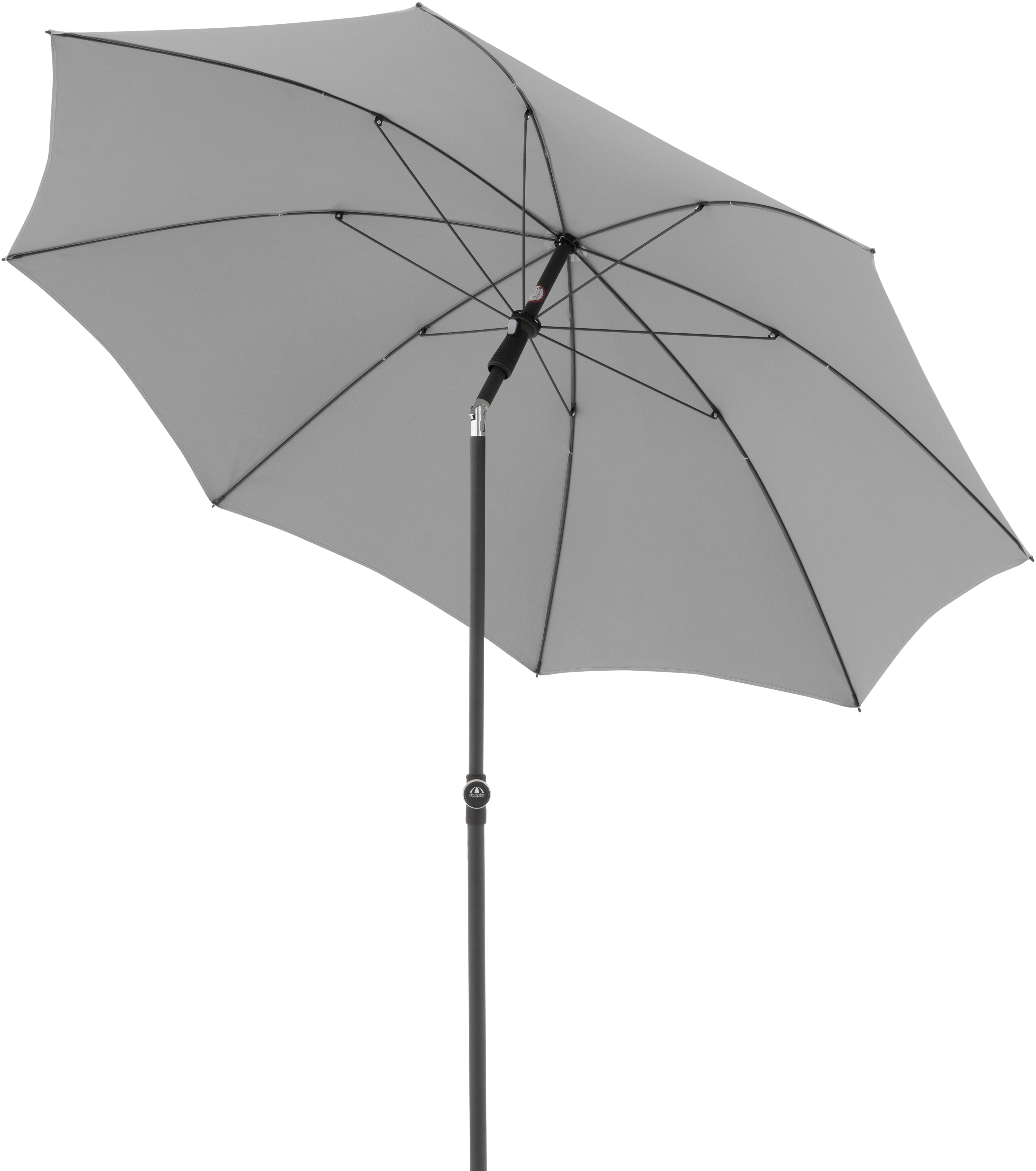 Sonnenschirm Active Green Edition Hellgrau Ø 210 cm kaufen bei OBI