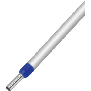 Terminali a bussola isolati OBI, Ø 2.5 mm, 100 pezzi, per connessioni cavi sicure.
