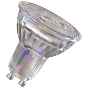 Osram LED riflettore PAR16 GU10, 4000K, 3.7W, confezione da 2. Design in vetro per plafoniere e applique.