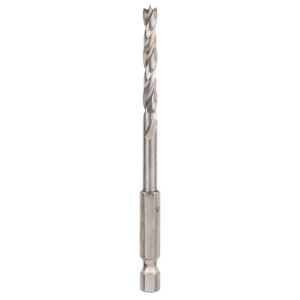 Punta per legno Bosch Pro Wood HSS, 5 mm, argento, con codolo esagonale.