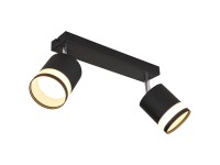 Globo LED-Strahler Lucero 2 x GX53 Mattschwarz 7 W / 364 lm